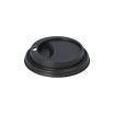 100 Dom-Deckel, PS To Go rund Ø 9 cm · 2,4 cm schwarz