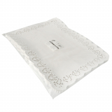 100 Spitzenpapiere eckig 53 cm x 32,5 cm weiss