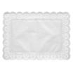 100 Spitzenpapiere eckig 53 cm x 32,5 cm weiss
