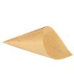 50 Fingerfood - Spitztüten, Holz pure Ø 12,5 cm · 24 cm