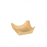 50 Fingerfood - Schalen, Holz pure eckig 1,5 cm x 4 cm x 4 cm