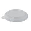 50 Deckel für Salatschalen, PS To Go Ø 12,5 cm · 2,1 cm klar