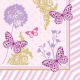 20 Servietten, 3-lagig 1/4-Falz 40 cm x 40 cm Charlene