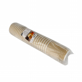 25 Trinkbecher, Pappe To Go 0,3 l Ø 9 cm · 11 cm Ripple Wall