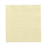 100 Servietten, 1-lagig 1/4-Falz 33 cm x 33 cm creme