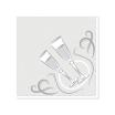20 Servietten ROYAL Collection 1/4-Falz 25 cm x 25 cm silber Festive Moments