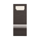 520 Bestecktaschen 20 cm x 8,5 cm schwarz/weiss Stripes inkl. farbiger Serviette 33 x 33 cm 2-lag.