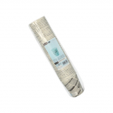 50 Trinkbecher, Pappe To Go 0,2 l Ø 8 cm · 9,2 cm Newsprint