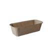 25 Backformen pure eckig 523 ml 5 cm x 8,5 cm x 18,8 cm braun