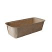 25 Backformen pure eckig 1033 ml 6,1 cm x 10,8 cm x 23 cm braun