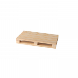 3 Trays für Fingerfood, Holz 2 cm x 8 cm x 13 cm