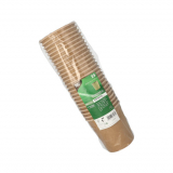 25 Suppenbecher, Pappe rund 470 ml Ø 9,8 cm · 10 cm braun