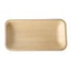 25 Tabletts, Palmblatt pure eckig 24 cm x 16,5 cm x 2 cm