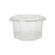 50 Verpackungsbecher mit Klappdeckeln, PP 8-eckig 1 l 8,3 cm x 13 cm x 13 cm transparent