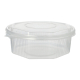 25 Verpackungsbecher mit Klappdeckeln, PP 8-eckig 1,5 l 5,9 cm x 18 cm x 18 cm transparent