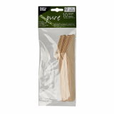 10 Messer, Holz pure 16,5 cm