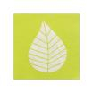 20 Servietten, 3-lagig 1/4-Falz 25 cm x 25 cm grün Graphic Leaves