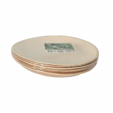 6 Schalen, Palmblatt pure rund 300 ml Ø 17,5 cm · 3,5 cm