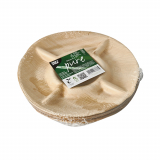 6 Teller, Palmblatt "pure" 5-geteilt Ø 24,5 cm · 2 cm