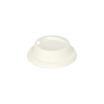 50 Dom-Deckel, Zuckerrohr pure rund Ø 8 cm · 2,5 cm weiss