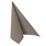 100 Servietten ROYAL Collection 1/4-Falz 40 cm x 40 cm grau