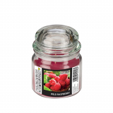 Flavour by GALA Bonbonglas mit Wachsfüllung, MAXI Ø 90 mm · 120 mm weinrot - Wild Raspberry