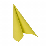 20 Servietten ROYAL Collection 1/4-Falz 25 cm x 25 cm limonengrün