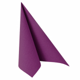20 Servietten ROYAL Collection 1/4-Falz 40 cm x 40 cm lila