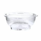 50 Salatschalen, R-PET rund 1 l Ø 18 cm · 7,5 cm glasklar