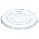 50 Deckel für Salatschalen, R-PET rund Ø 18 cm · 1,5 cm klar