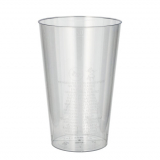 50 Trinkbecher, PS 0,4 l Ø 9 cm · 13 cm glasklar