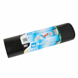 20 Müllsäcke, LDPE 150 l 150 cm x 70 cm schwarz extra stark und extra reißfest