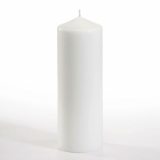 Stumpenkerze Ø 70 mm · 200 mm weiss