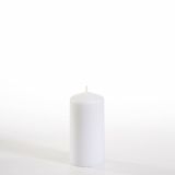 Stumpenkerze Ø 50 mm · 100 mm weiss