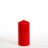 Stumpenkerze Ø 60 mm · 130 mm rot