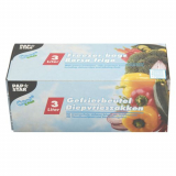 75 Gefrierbeutel, LLDPE 3 l 32 cm x 25 cm transparent in Faltschachtel