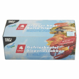 60 Gefrierbeutel, LLDPE 4 l 40 cm x 25 cm transparent in Faltschachtel