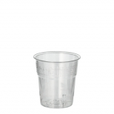 50 Trinkbecher, PS 0,1 l Ø 6 cm · 6,7 cm glasklar