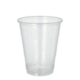 50 Trinkbecher, PP 0,3 l Ø 9,5 cm · 11,1 cm transparent mit Schaumrand