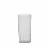 10 Mehrweg-Gläser für Longdrinks PP 0,2 l Ø 5,5 cm · 10,9 cm transluzent unzerbrechlich