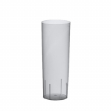 10 Mehrweg-Gläser für Longdrinks PP 0,3 l Ø 5,85 cm · 15,2 cm transluzent unzerbrechlich