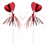 100 Deko-Picker 22 cm rot Amore