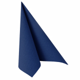 20 Servietten ROYAL Collection 1/4-Falz 40 cm x 40 cm dunkelblau