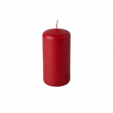8 Stumpenkerzen Ø 50 mm · 100 mm rot