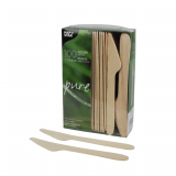 100 Messer, Holz pure 16,5 cm