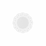 250 Teller- und Tassendeckchen rund Ø 12 cm weiss