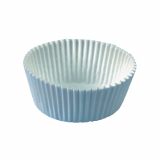 200 Backförmchen Ø 5 cm · 2,5 cm weiss