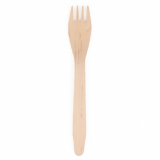 25 Gabeln, Holz pure 16,5 cm