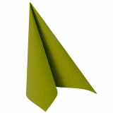 50 Servietten ROYAL Collection 1/4-Falz 40 cm x 40 cm olivgrün