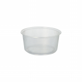 100 Verpackungsbecher, PP rund 250 ml Ø 10,1 cm · 5 cm transparent